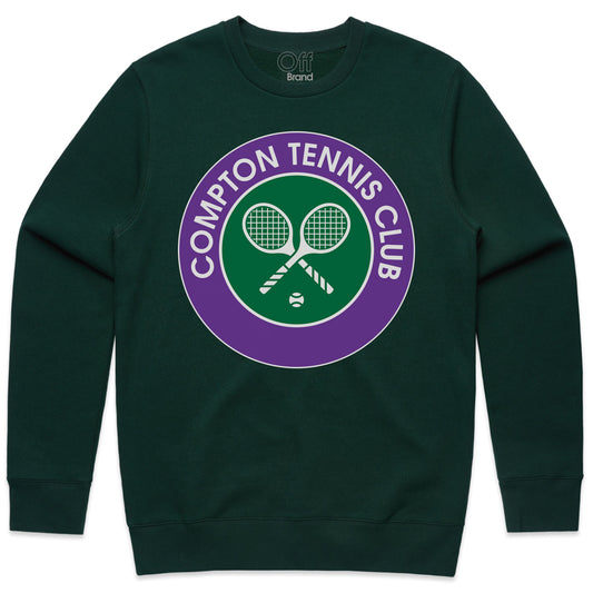 FOREST GREEN COMPTON TENNIS CLUB SWEATSHIRT