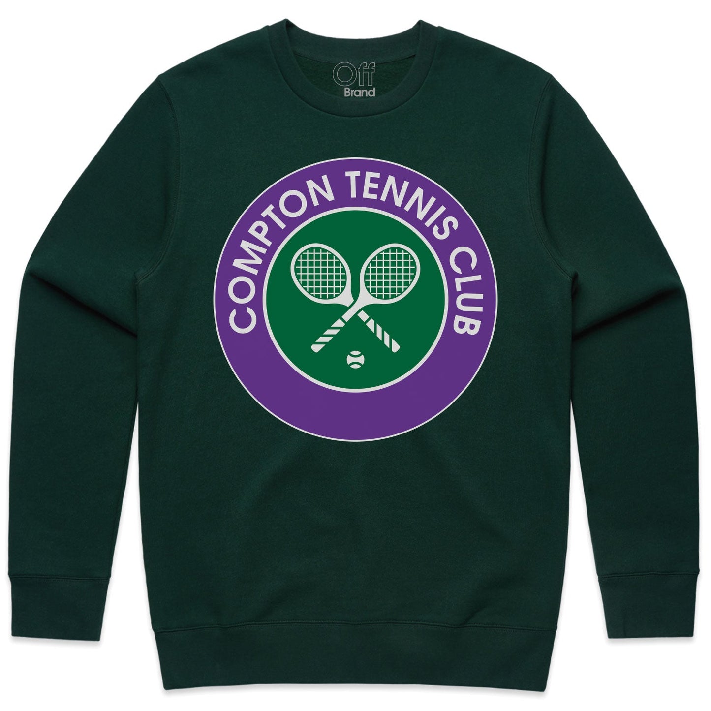 FOREST GREEN COMPTON TENNIS CLUB SWEATSHIRT