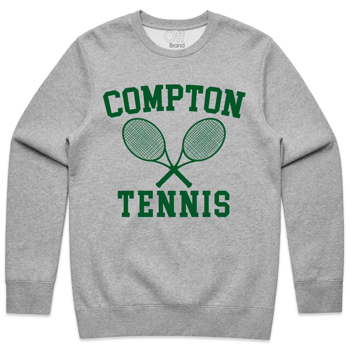 GREY COMPTON TENNIS SWEATSHIRT