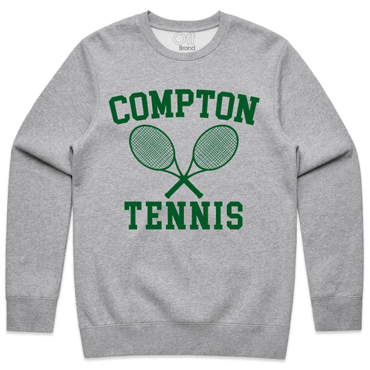 GREY COMPTON TENNIS SWEATSHIRT