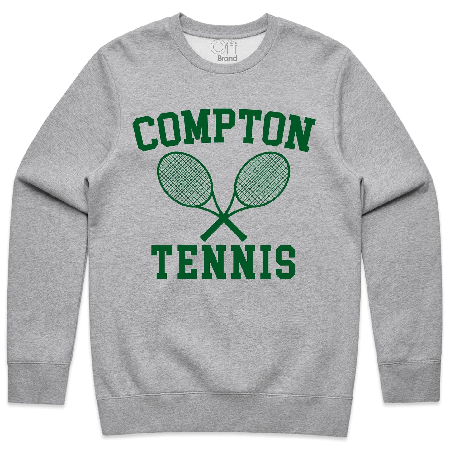 GREY COMPTON TENNIS SWEATSHIRT