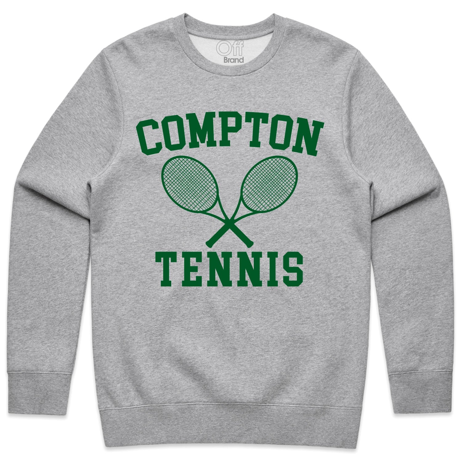 GREY COMPTON TENNIS SWEATSHIRT